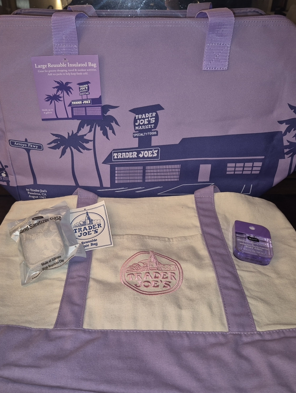 💜Trader Joe's Purple Bag Bundle